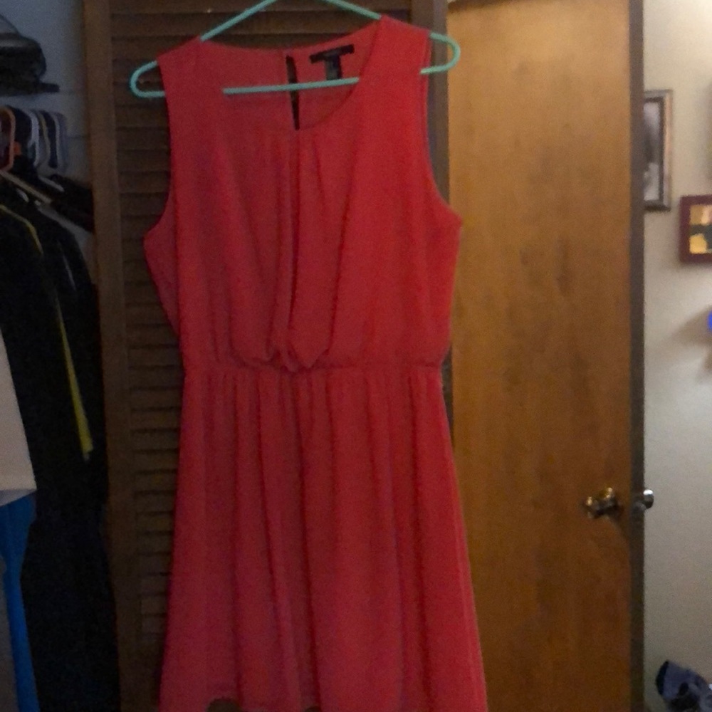 Forever 21 coral dress